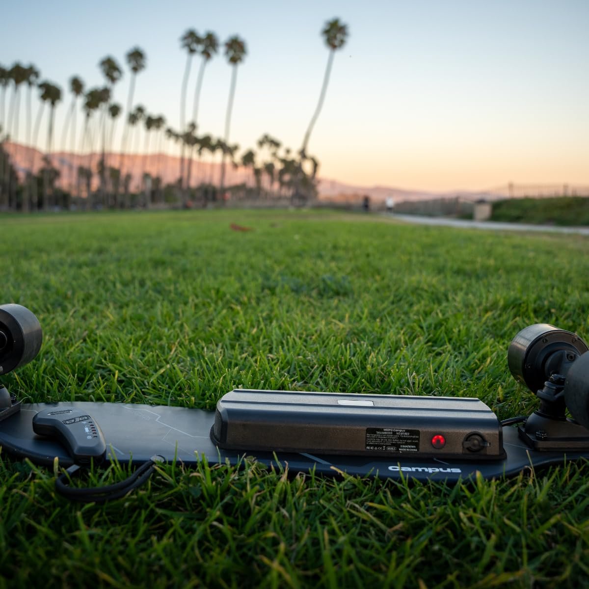 MEEPO Campus Electric Skateboard with Remote, 26.7 in Compact 7-Ply Maple E-Skateboard, Up to 16 MPH, 8–10 Mile Range, 4 Speed Modes, Smooth Braking, Carry Handle, for Teens & Beginners - Image 7